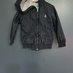 United Colors of Benetton Black Kids Puffer Jacket